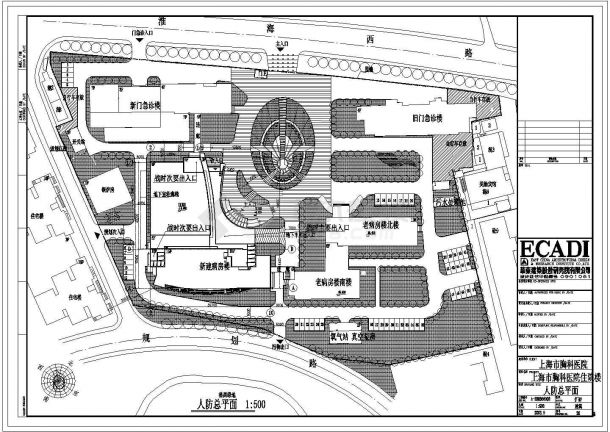 上海市胸科医院室内装修设计施工图（102张）-图一