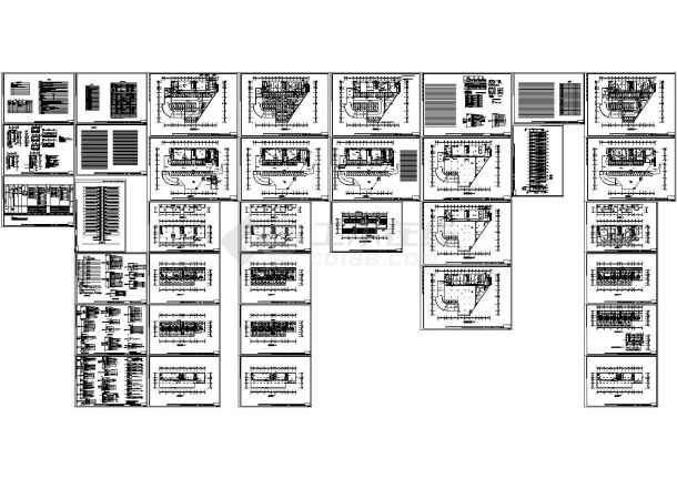某高层单身公寓电气全套施工图纸设计（CAD，35张图纸）-图一