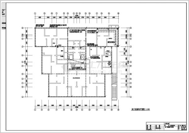 某小区经典三十层住宅电气CAD布置图-图二