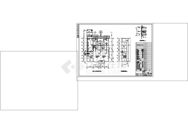 药厂锅炉房详细设计cad施工图-图二