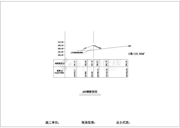 尾矿库初期坝工程设计施工图-图一