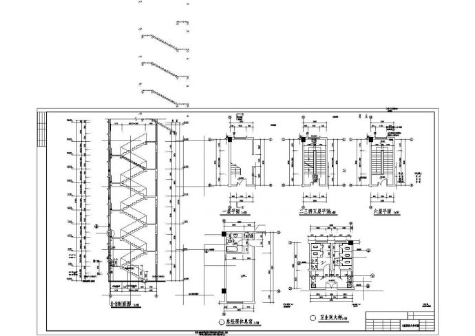 某综合办公楼建筑设计全套CAD图_图1