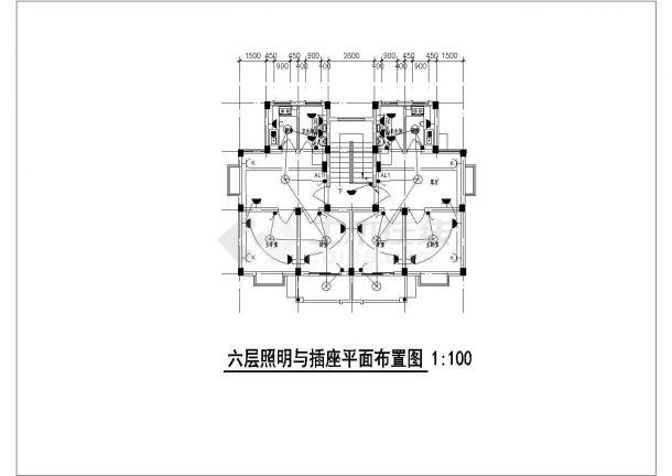 安徽省芜湖市某六层住宅电气施工图-图二