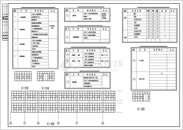 某多层办公楼建筑设计CAD图（含效果图）-图一