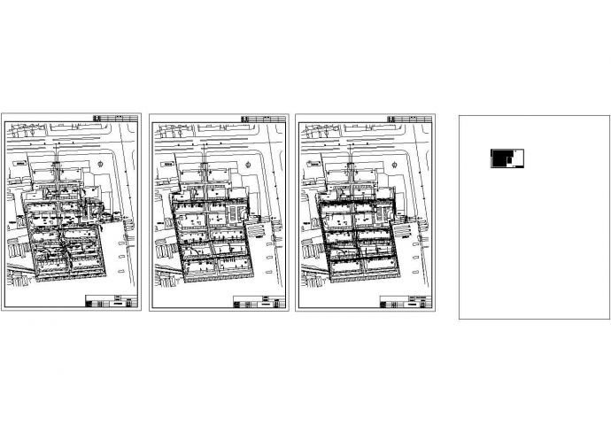 某小区外网给排水消防综合管道设计CAD图纸设计_图1