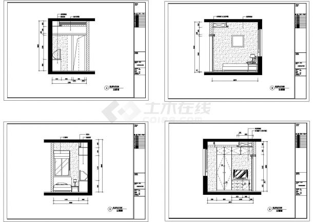 2层： 豪华中式装修住宅楼室内设计图【内效果4张】-图一