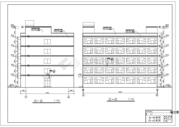 某高校宿舍楼建筑全套详细方案设计施工CAD图纸（含设计说明）-图一