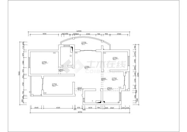 某一套小区建筑家居全套详细方案设计施工CAD图纸-图一