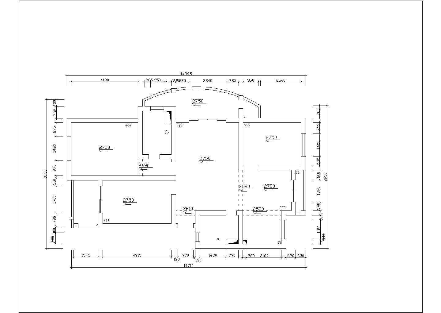 某一套小区建筑家居全套详细方案设计施工CAD图纸
