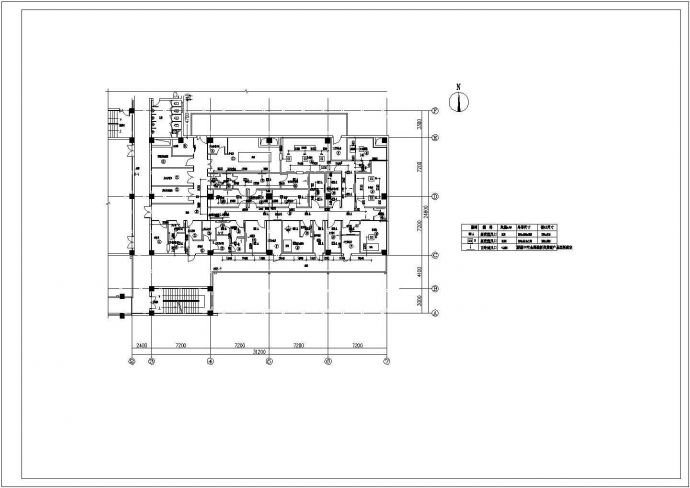 某甲壳素胶囊生产车间空调工程设计cad施工图_图1