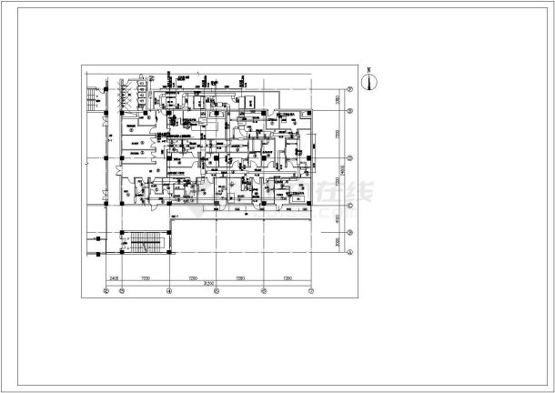 某甲壳素胶囊生产车间空调工程设计cad施工图-图二