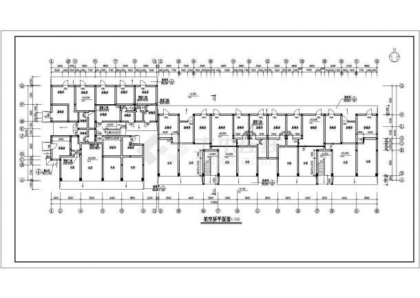 某花园式住宅楼建筑全套详细方案设计施工CAD图纸（含设计说明）-图二