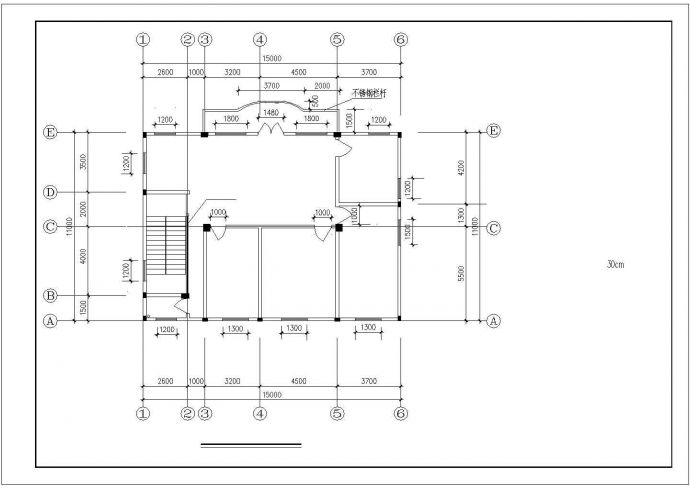 郑州市某现代化村镇390平米4层砖混结构自建别墅平立剖面设计CAD图纸_图1