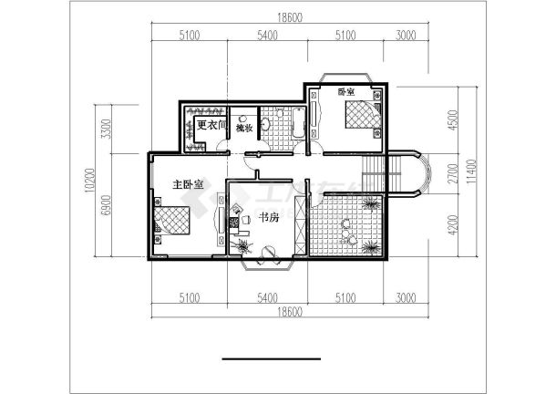 某村镇688平米3层独栋乡村别墅平面设计CAD图纸（含地下室）-图二