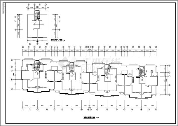 某十二层住宅电气设计图纸（含设计说明）-图一