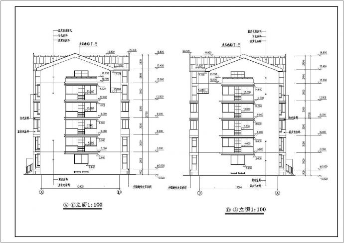 某地区小区住宅楼建筑全套方案设计施工CAD图纸_图1