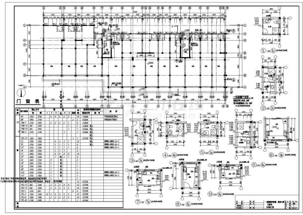 某高层住宅小区建筑全套方案设计施工CAD图纸-图一