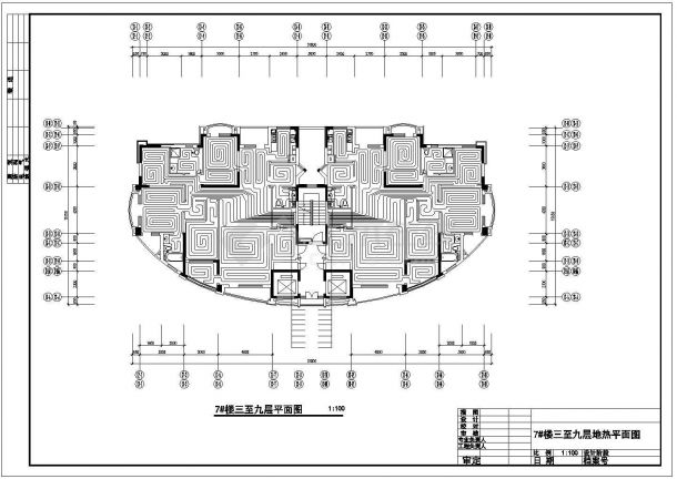 某住宅小区高层全套地热设计施工图-图二