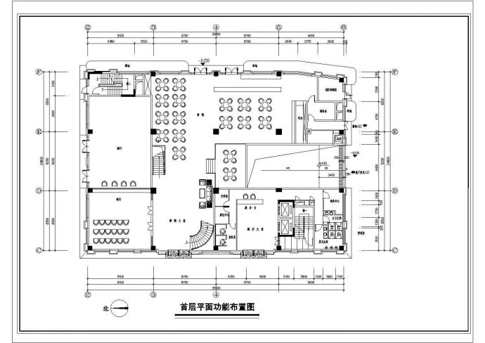 广州某酒店建筑平面设计cad施工图_图1