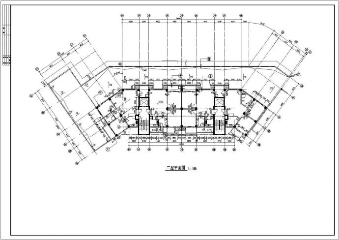 9200平米11+1层框架商住楼平立剖面设计CAD图纸（底层商用/含地下室）_图1