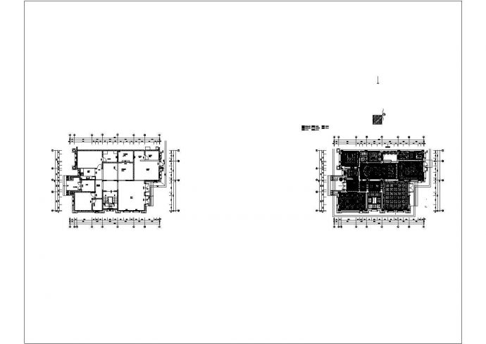某法式宫廷一层平面CAD构造完整节点设计图纸_图1