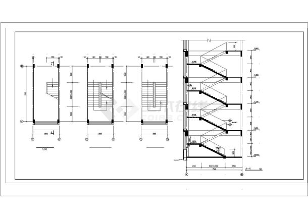 某中学全套建施参考CAD-图二