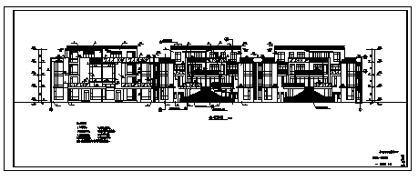 两套2000平方米多层叠加别墅建筑设计图合集资料-图一