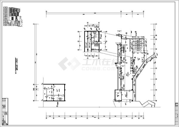 湖南黄永玉博物馆设计cad详细平面建筑施工图纸（甲级院设计）-图二