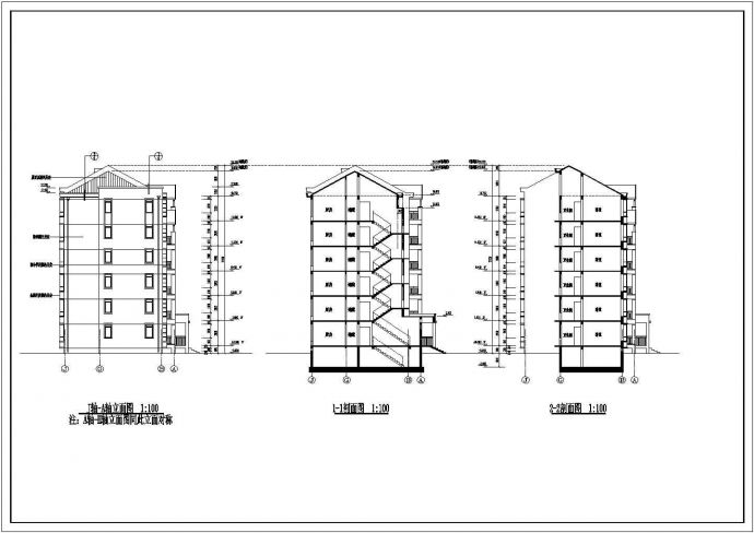 某枫岸华庭小区多层住宅建筑设计施工全套方案CAD图纸（含设计说明）_图1