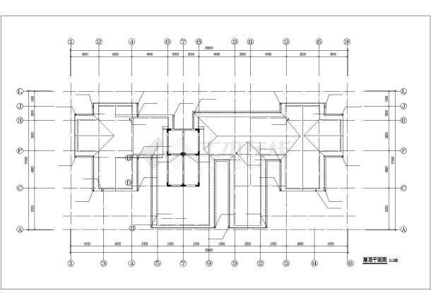 扬州市乐府江南小区1300平米3层住宅楼全套给排水设计CAD图纸-图一