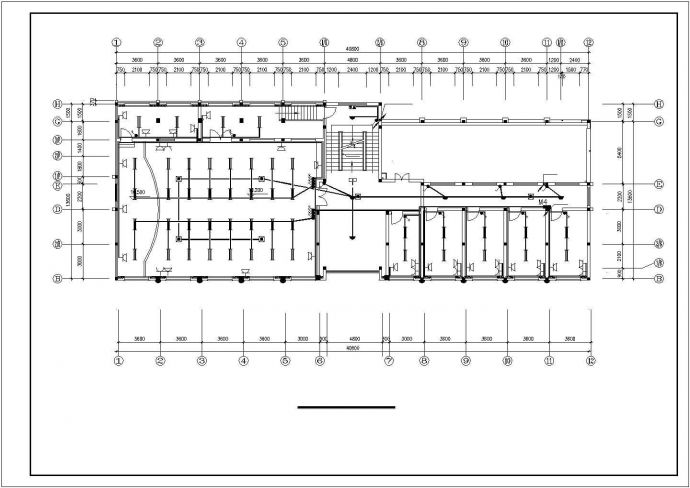 某四层办公楼电气设计方案施工图_图1