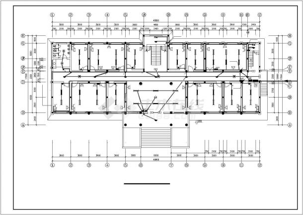 某四层办公楼电气设计方案施工图-图二