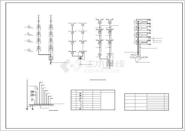 某多层办公楼电气设计方案施工图-图二