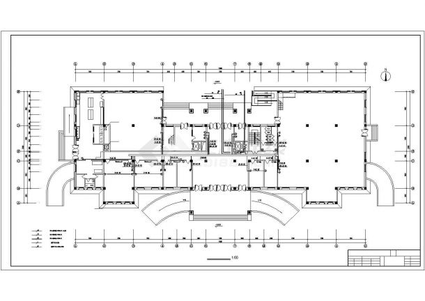 某六层办公楼电气设计方案施工图-图一
