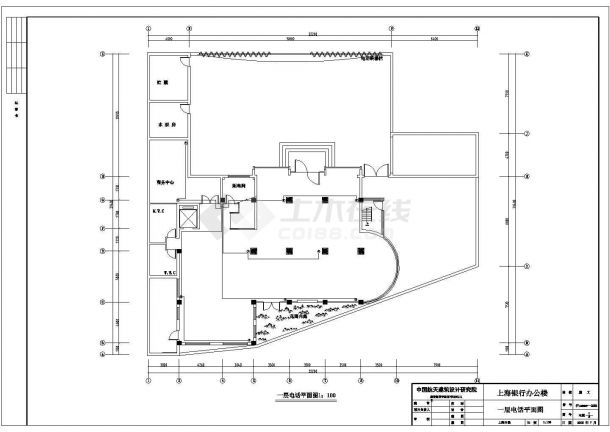某五层办公楼电气设计方案施工图-图一