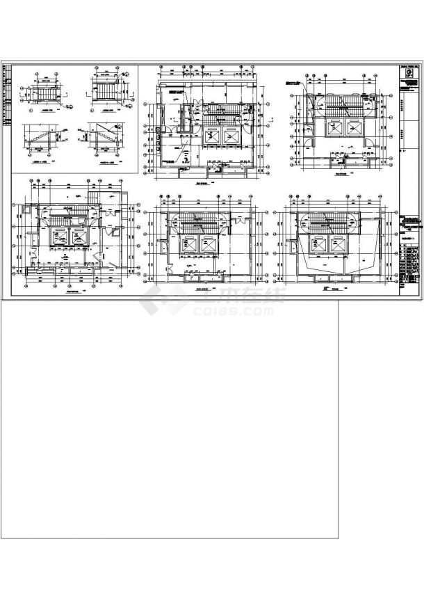 广菲克住宅小区建筑施工图（1栋）-图二