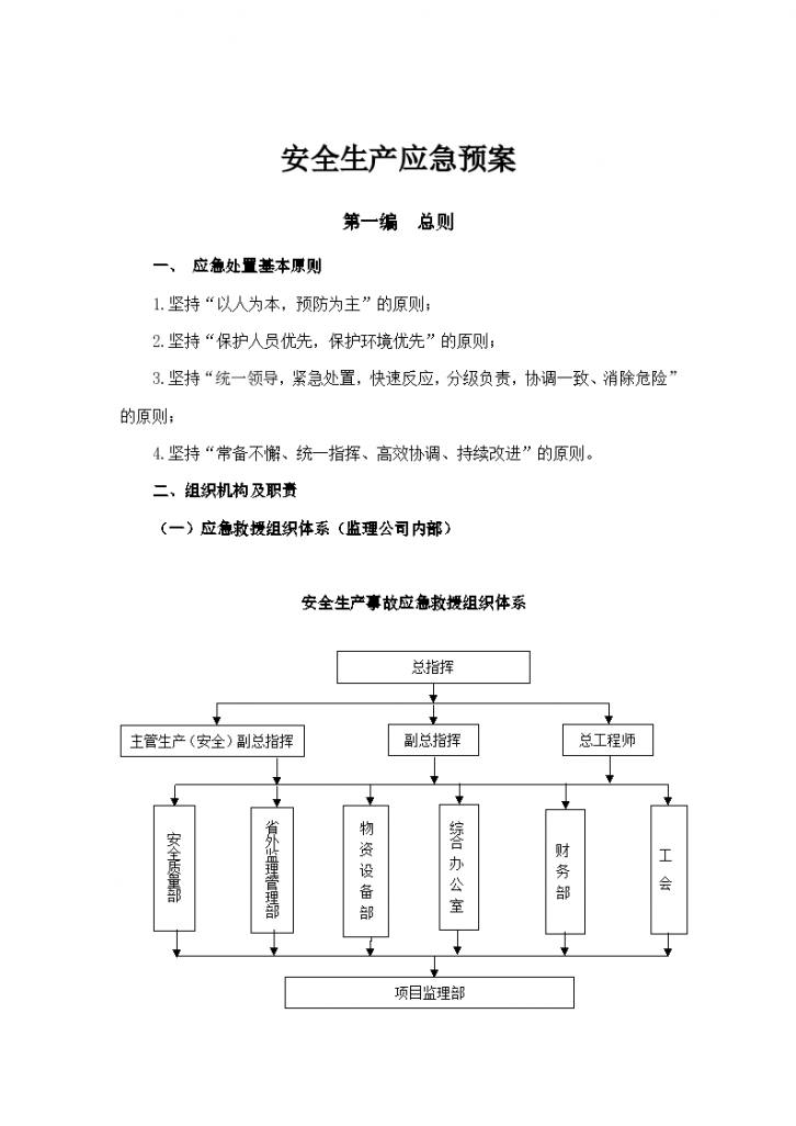 通信工程监理安全生产应急预案-图二