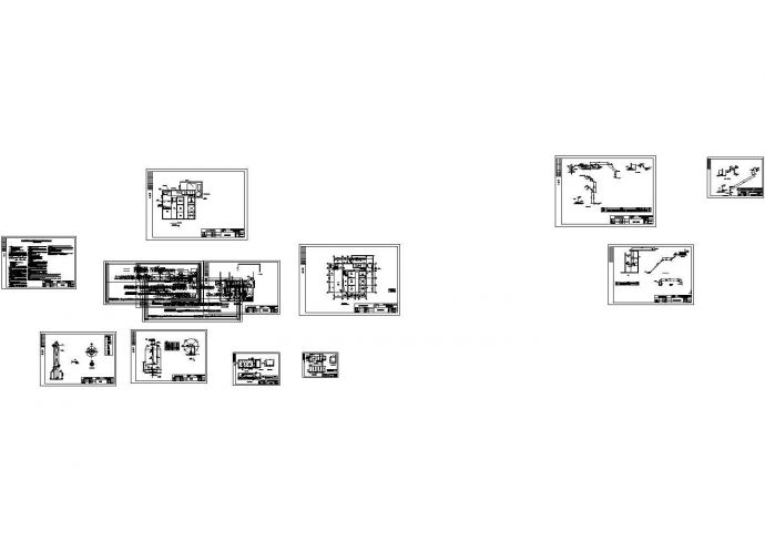 某地医院污水处理站改造方案成套图纸cad设计图_图1