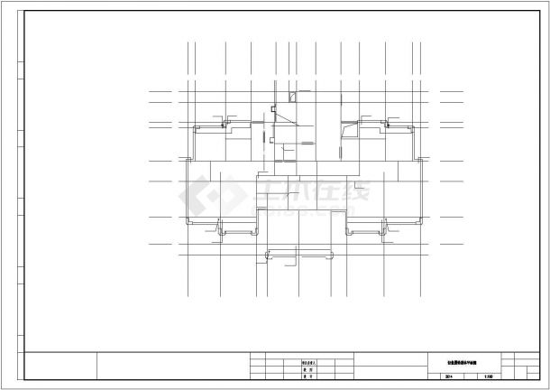 3万平米左右33+1层框剪结构住宅楼全套给排水设计CAD图纸（含地下室层）-图一
