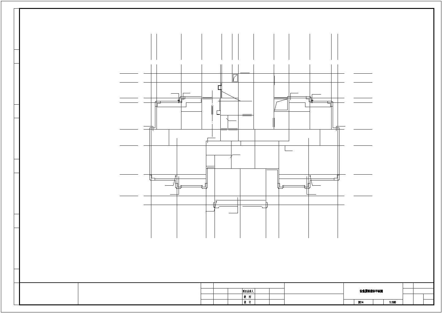 3万平米左右33+1层框剪结构住宅楼全套给排水设计CAD图纸（含地下室层）