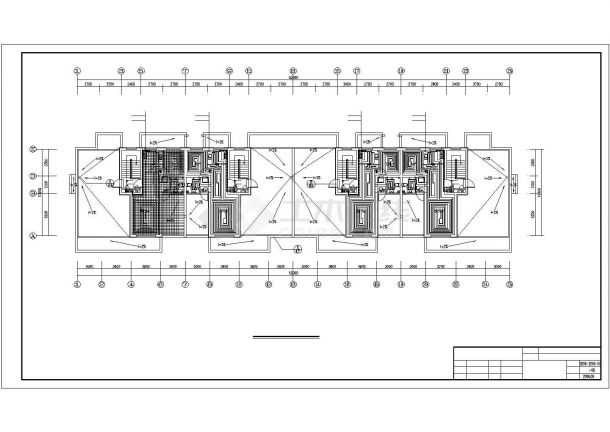 某小区6层框架结构公寓住宅楼全套水暖系统设计CAD图纸-图二