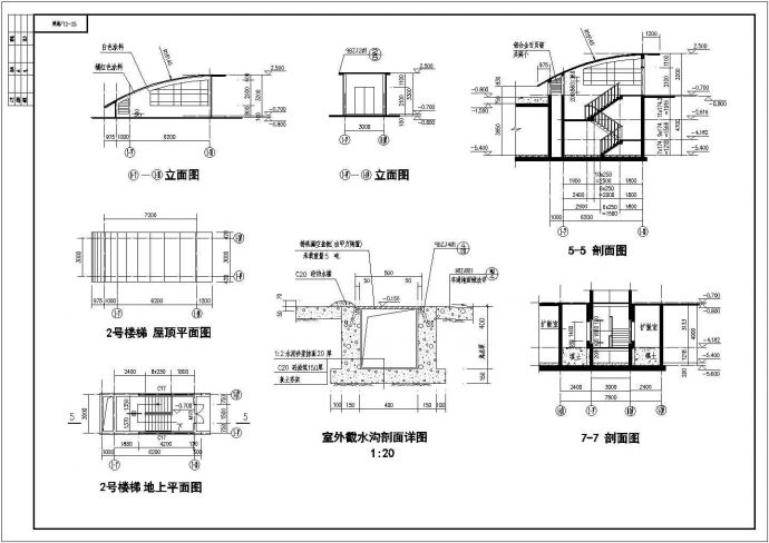某框架剪力墙结构高层住宅楼设计cad全套建施图（甲级院设计）_图1