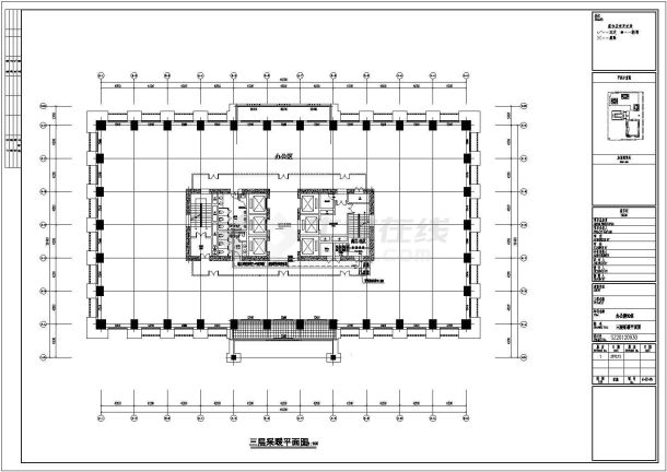 西北地区高层办公楼全套暖通施工图-图二