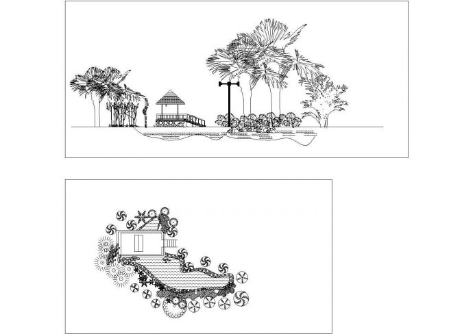 某庭院景观设计方案_图1