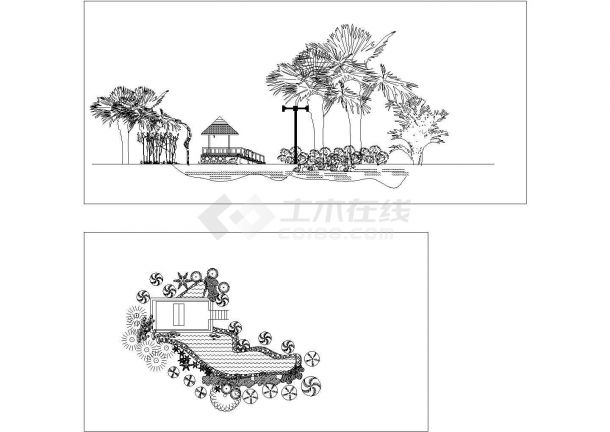某庭院景观设计方案-图二