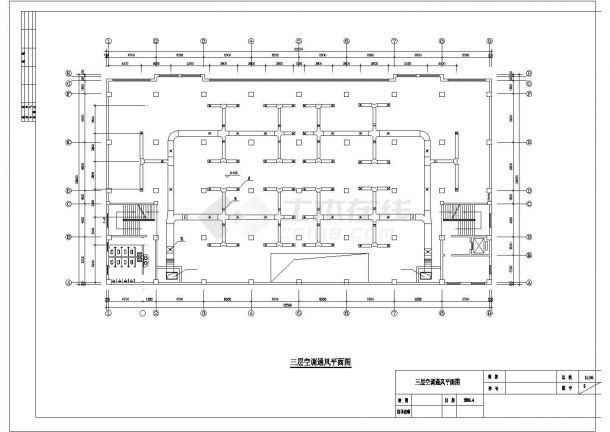 [上海]四层商场空气调节系统设计施工CAD图-图二