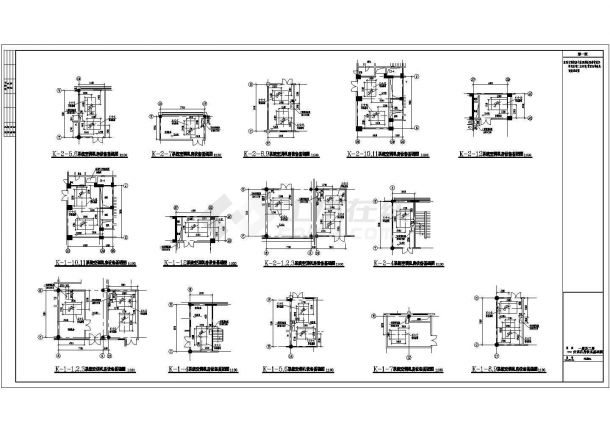 综合性商场及住宅楼空调及通风排烟系统设计施工CAD图-图二