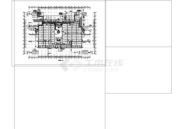 某七层商场给排水和消防全套CAD图纸设计-图二
