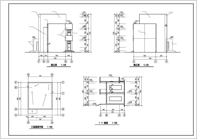 教学楼规划施工CAD详细参考图_图1