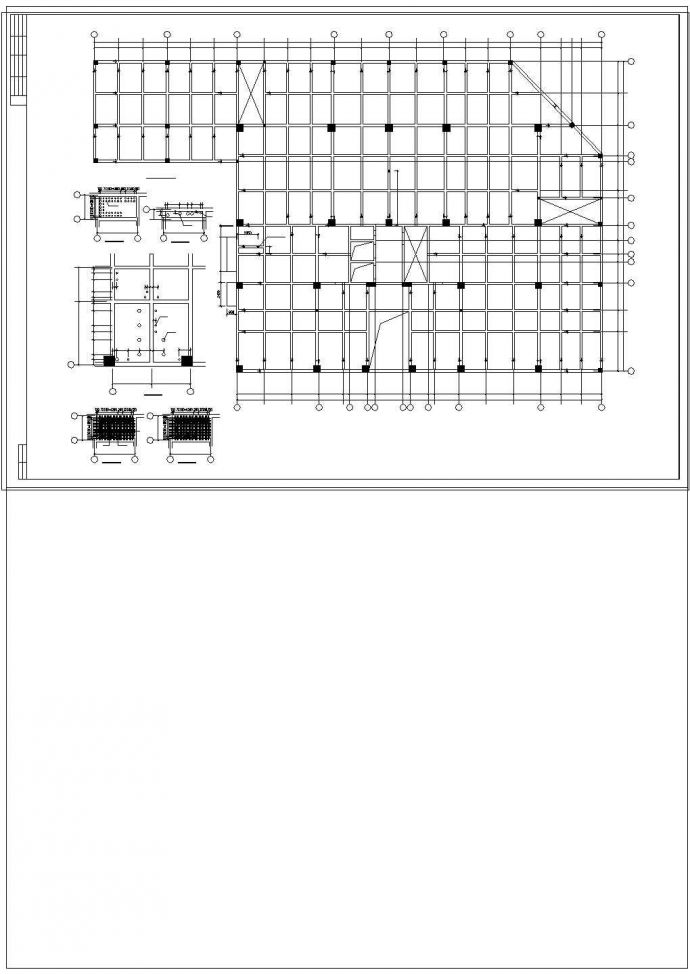 华北区某16层框剪体系结构住宅楼建筑cad图纸_图1